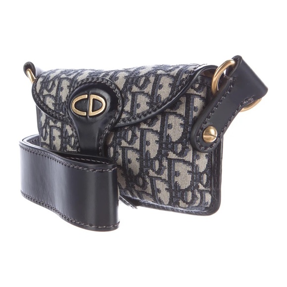 Pre-Fall 2017 Collection. Dark slate Oblique
canvas Christian Dior crossbody bag - Picture 6 of 6